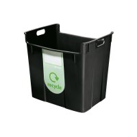 LEITZ Papierkorb Re:Cycle 52090095 schwarz 40lt