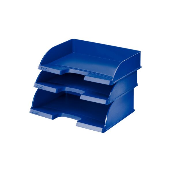 LEITZ Briefkorb Plus quer 52180035 blau
