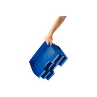 LEITZ Corb. courrier Plus oblong 52180035 bleu