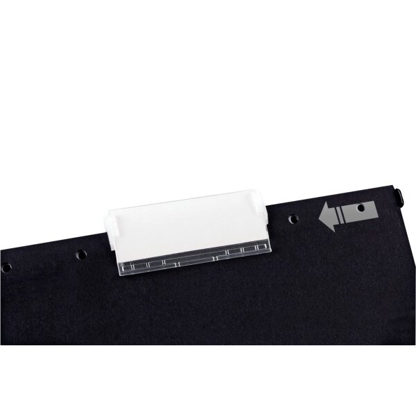 LEITZ Kunststoff-Reiter 60x35mm 61260003 transparent 5 Stück