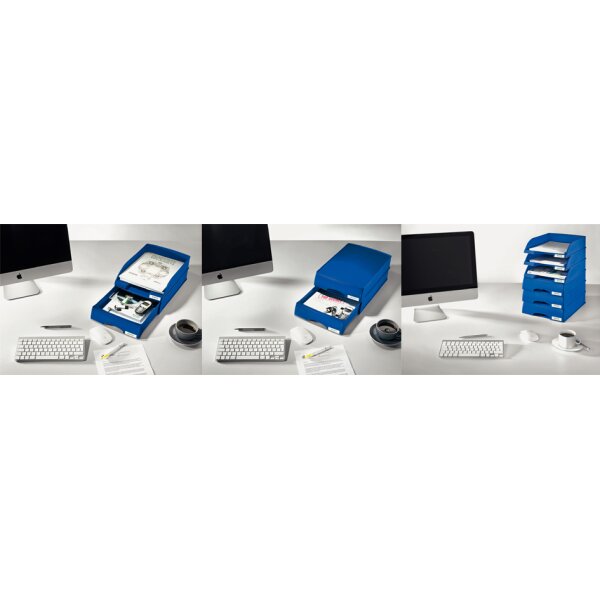 LEITZ Briefablage-Schublade Plus, DIN A4, schwarz