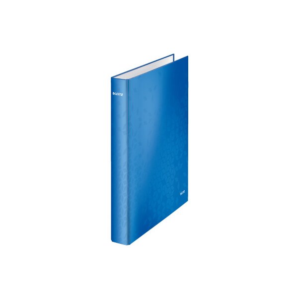 LEITZ Ringbuch WOW 4cm 42410036 2 Ringe blau A4+
