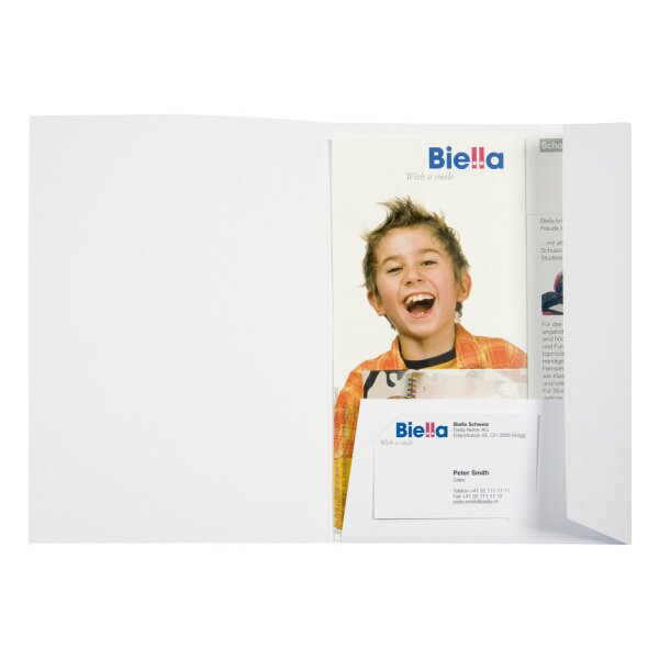 BIELLA Offertmappe Pearl A5 18650001U weiss