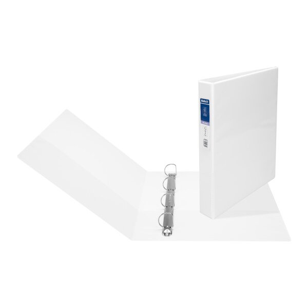 BIELLA Zeigebuch Creative XL#1 6cm 44744001U weiss, 4-Ring, Sichttasche A4
