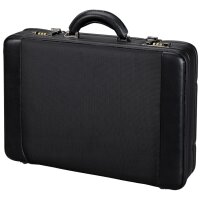 Alassio Attaché-case MODICA, similicuir / nylon, noir