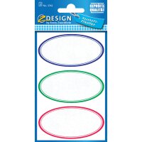 AVERY Zweckform Z-Design Haushaltsetiketten "oval"