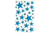Z-DESIGN Effektfolie blau 52259 Sterne Weihnachten