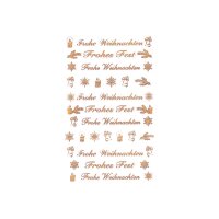 Z-DESIGN Film transp./or 76x120mm 52391 Frohe Weihnachten...