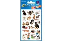 Z-DESIGN Sticker Kids 53487 Hunde Katzen 3 Stück