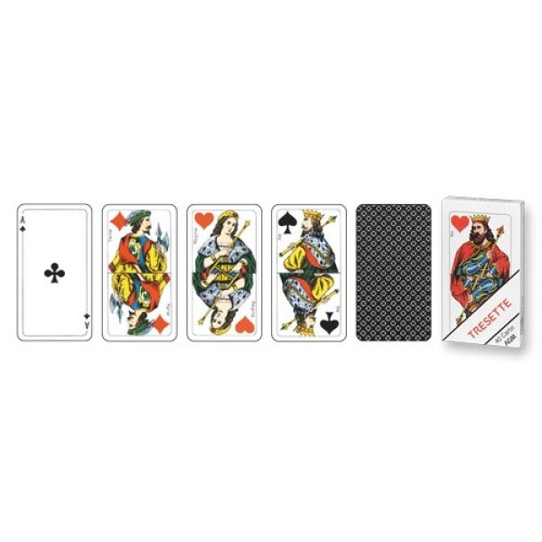 AGMÜLLER Cartes à jouer 106601224 Tresette Ornament, Vollcellux