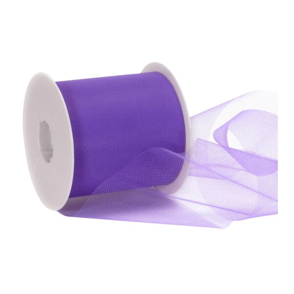 SPYK Band Tüll 2950.1093 10cmx50m violett