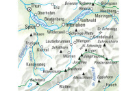 KÜMMERLY+FREY Carte des randonnées 325902218 Jungfrau-Region 1:60000