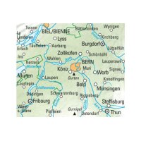 KÜMMERLY+FREY Wanderkarte 325902209 Bern 1:60000
