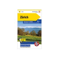 KÜMMERLY+FREY Wanderkarte 325902206 Zürich 1:60000