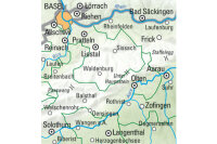 KÜMMERLY+FREY Carte des randonnées 325902204 Basel-Basel-L 1:60000