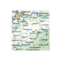 KÜMMERLY+FREY Wanderkarte 325902204 Basel-Basel-L...