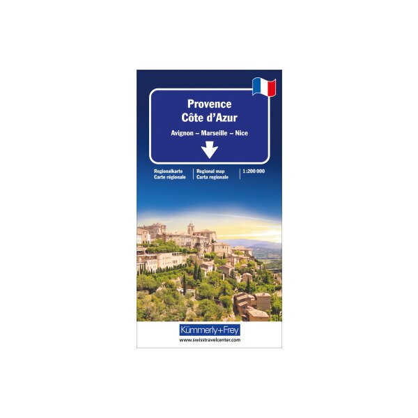 KÜMMERLY+FREY Strassenkarte 325901451 Provence-Côte dAzur 1:200000