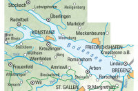 KÜMMERLY+FREY Wanderkarte 325902202 Bodensee 1:60000