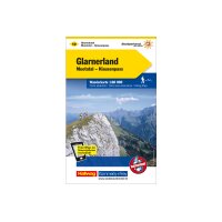 KÜMMERLY+FREY Wanderkarte 325902212 Glarnerland 1:60000