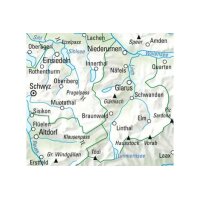 KÜMMERLY+FREY Wanderkarte 325902212 Glarnerland 1:60000