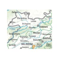 KÜMMERLY+FREY Wanderkarte 325922030 Jura 1:60000