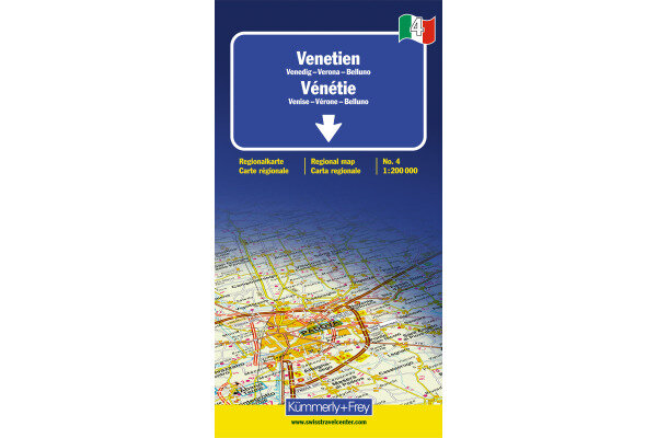 KÜMMERLY+FREY Strassenkarte 325901474 Venetien 1:200000