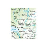 KÜMMERLY+FREY Carte des randonnées 325902216 Gruyère-Moleson 1:60000