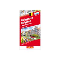 HALLWAG Strassenkarte 382831046 Benelux 1:250000