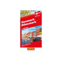 HALLWAG Strassenkarte 382833013 Dänemark (Dis/BT)...