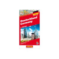 HALLWAG Strassenkarte 382831061 Deutschland (Dis) 1:750000