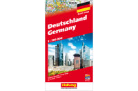 HALLWAG Strassenkarte 382831061 Deutschland (Dis) 1:750000