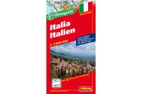 HALLWAG Strassenkarte 382830971 Italien (Dis BT) 1:1 Mio.