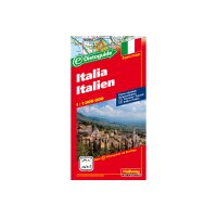 HALLWAG Strassenkarte 382830971 Italien (Dis/BT) 1:1 Mio.