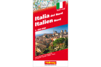 HALLWAG Carte routière 382830901 Italien Nord...
