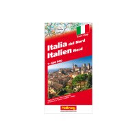 HALLWAG Strassenkarte 382830901 Italien Nord 1:650000