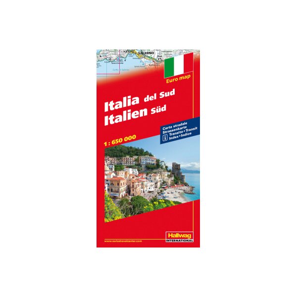 HALLWAG Carte routière 382831051 Italien Süd 1:650000