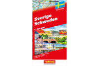 HALLWAG Carte routière 978-3-8283-0924-1 Schweden...