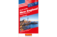 HALLWAG Carte routière 382830755 New England 1:1 Mio.