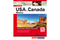 HALLWAG Atlas routière 382830835 USA/Canada/Mexiko
