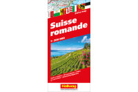 HALLWAG Carte routière 382830628 Suisse Romande...