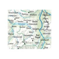 KÜMMERLY+FREY Wanderkarte 325902230 Sarganserland-FL...