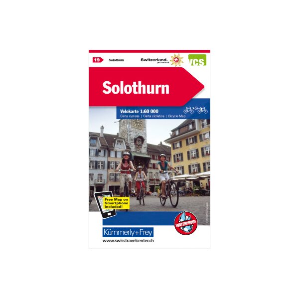 KÜMMERLY+FREY Velokarte 325902419 Solothurn 1:60000