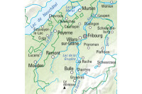 KÜMMERLY+FREY Carte des randonnées 325902231 Fribourg 1:60000