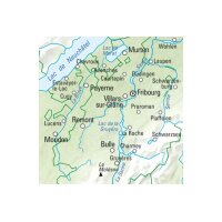 KÜMMERLY+FREY Wanderkarte 325902231 Fribourg 1:60000