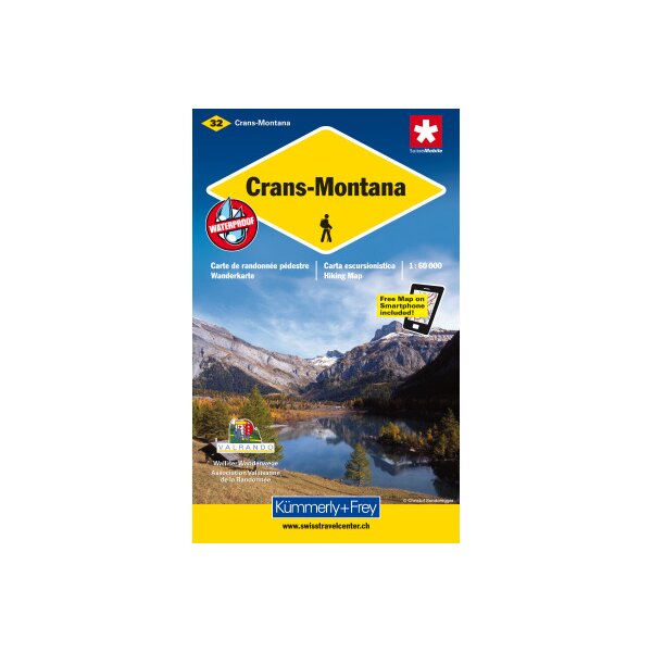 KÜMMERLY+FREY Wanderkarte 325900223 Crans-Montana 1:60000