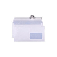 Enveloppes C 5/6 Fermeture auto-adhésive Fenêtre à droite  blanc 100g/m2 (500 pièce)