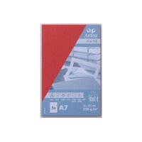 ARTOZ Cartes de visite 1001 A7 107136145 220g, rouge 5...
