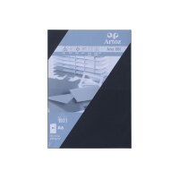 ARTOZ Cartes 1001 A6 107322262 220g, noir 5 feuilles