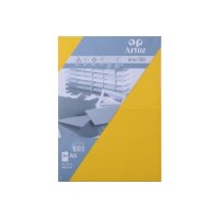 ARTOZ Cartes 1001 A5 107392262 220g, jaune soleil 5 feuilles