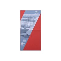 ARTOZ Karten 1001 310x155mm 107452265 220g, rot 5 Blatt